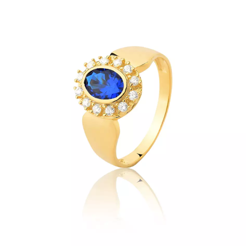 Anel de Formatura Ouro 18k - Modelo 1738