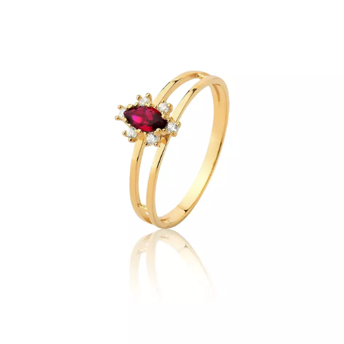 Anel de Formatura Ouro 18k - Modelo 1746 - Imagem 3