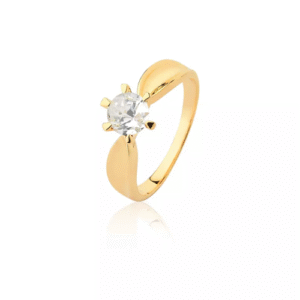 Anel Solitário Ouro 18k – Modelo 4399