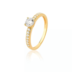 Anel Solitário Ouro 18k – Modelo 5379