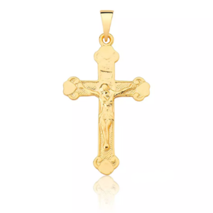 Pingente de crucifixo  Ouro 18k – Modelo 0976