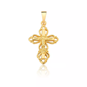 Pingente de crucifixo  Ouro 18k – Modelo 0982