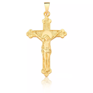 Pingente de crucifixo  Ouro 18k – Modelo 0989