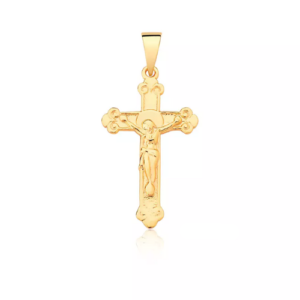 Pingente de crucifixo  Ouro 18k – Modelo 0992