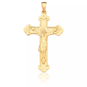 Pingente de crucifixo  Ouro 18k – Modelo 0993