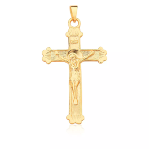 Pingente de crucifixo  Ouro 18k – Modelo 0997
