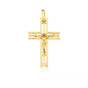 Pingente de crucifixo Ouro 18k – Modelo 1000