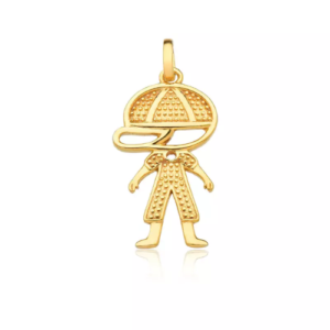 Pingente de menino Ouro 18k – Modelo 1018
