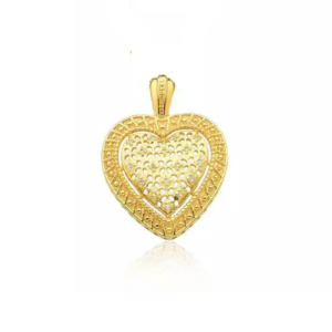 Pingente de coração Ouro 18k – Modelo 4173