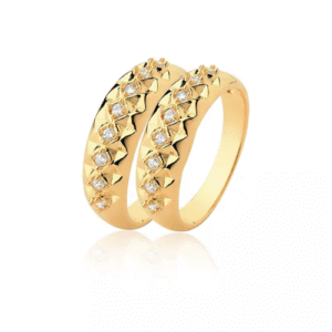 Anel Porta aliança Ouro 18k – Modelo 0567