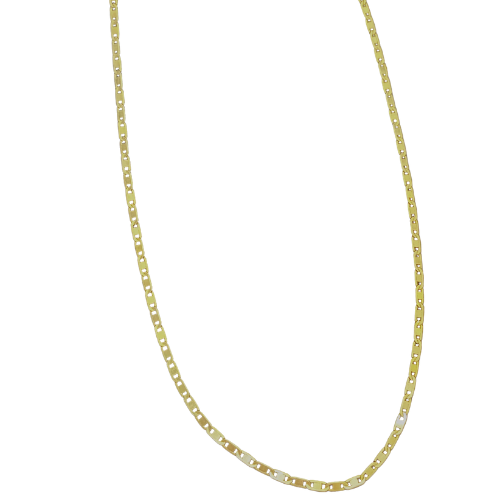 Corrente laminada Ouro 18k - Modelo 0010