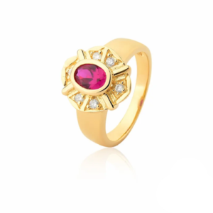 Anel de Formatura Ouro 18k – Modelo 0514