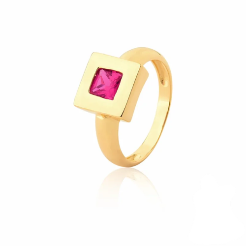 Anel de Formatura Ouro 18k - Modelo 0520 - Imagem 4