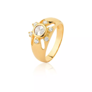 Anel de Formatura Ouro 18k – Modelo 0523