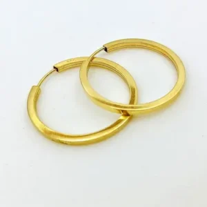 Brinco argola ouro 18k – Modelo 0015