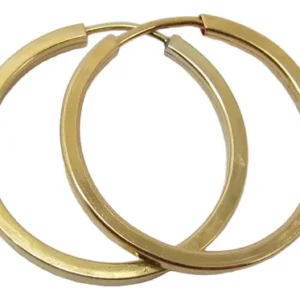 Brinco argola ouro 18k – Modelo 0017