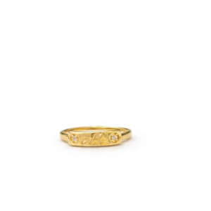 Anel infantil abc ouro 18k - Modelo 0025